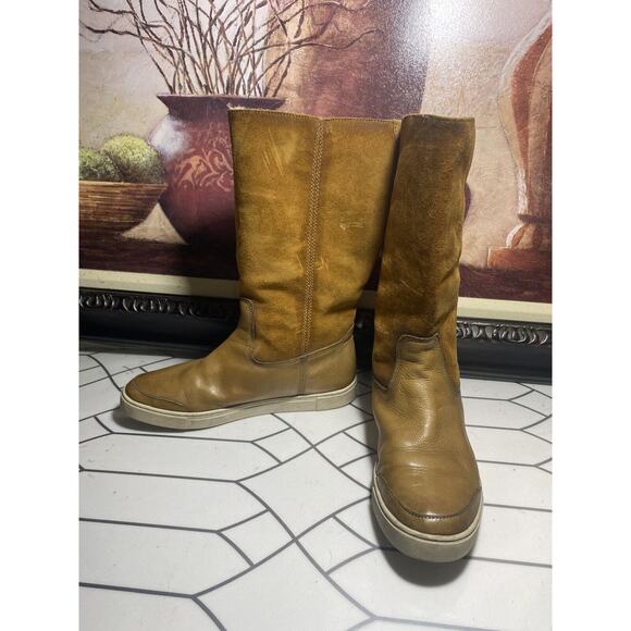 Frye Brown Boot Leather Style 7200043 Men’s Sz 9.5 M - Picture 2 of 12